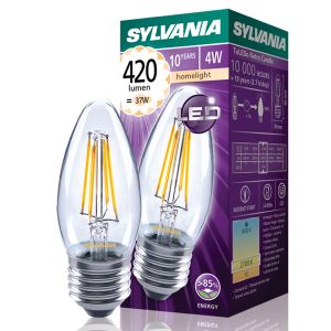 LED filament bulb ToLEDo Retro E27 4W Flame Light Sylvania