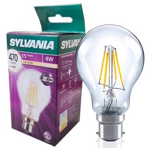 LED filament bulb ToLEDo Retro B22 4W Standard Clear Sylvania