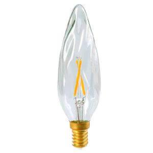 Ampoule LED à Filament E14 3W 300lm Flamme Torche GS8 Girard Sudron