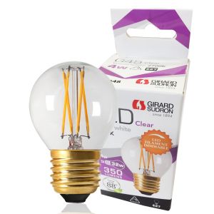 LED filament bulb E27 4W 350lm Spherical Light Girard Sudron