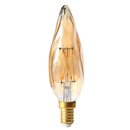 LED filament bulb E14 4W Flame Dimmable Amber Girard Sudron