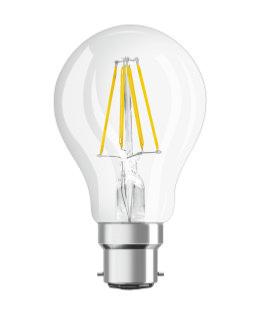 Ampoule LED fIlament B22 Standard Parathom 7W 806 lumen claire 2700k Ledvance