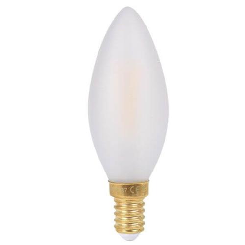 LED filament bulb E14 2W Flame Smooth C35 Satin Girard Sudron