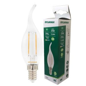 LED filament bulb ToLEDo Retro E14 2,5W Satin "Gust of Wind" Light Sylvania