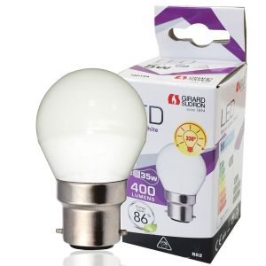 LED bulb B22 5W 400lm Spherical Opal Girard Sudron