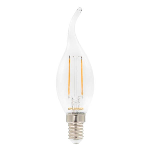 Dank je Verlichten prototype LED filament bulb ToLEDo Retro E14 2,5W Satin "Gust of Wind" Light Sylvania  | Ampoules-service®