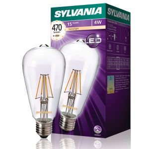 LED filament bulb Edison ToLEDo Retro Vintage E27 4W Light Sylvania