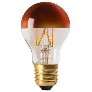 LED filament bulb E27 6W Standard Bronze cap Dimmable Girard Sudron