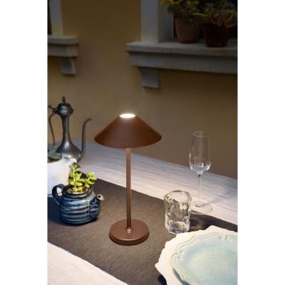 Lampe de table LED sans fil Moon 3W 3000K IP54 bronze 