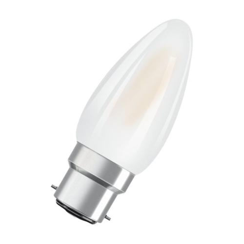 Ampoule LED à filament Parathom  B22 4W Flamme Satinée Osram - Ledvance