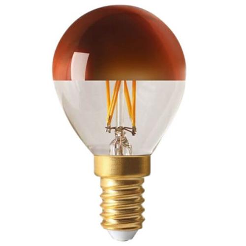 LED filament bulb E14 4W Spherical Bronze cap Dimmable Girard Sudron