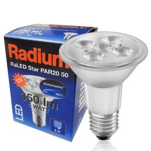 Reflector RaLED Star PAR20 E27 5W 350lm 2700K Radium