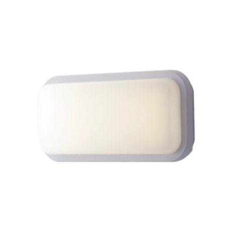 Plafonnier LED rectangulaire blanc SHELLY 15W 1200LM 3000K IP65