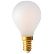 LED filament bulb E14 4W 300lm Spherical Satin Girard Sudron