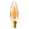 LED filament bulb E14 2W Twisted F6 Amber Girard Sudron